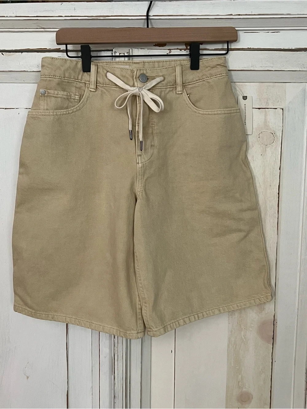 NWT-Anthropology Pilcro Classic Denim Bermuda Short